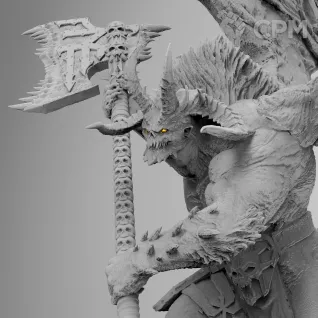 Описание картинки Bloodthirster от Naggaroth Night по цене 4 500руб | Свободный Рынок Миниатюр - СРМ