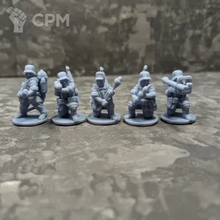 Описание картинки Bolt Action German Infantry Спец пехота 1 от Silver Pendulum по цене 520руб | Свободный Рынок Миниатюр - СРМ