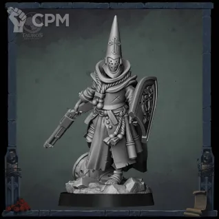 Описание картинки Hermanos Penitentes (Yeoman Pilgrim) от Manufactorum76 по цене 900руб | Свободный Рынок Миниатюр - СРМ