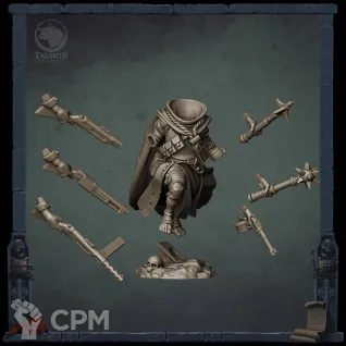 Описание картинки Hermanos Penitentes (Yeoman Pilgrim) от Manufactorum76 по цене 900руб | Свободный Рынок Миниатюр - СРМ