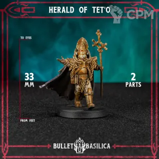 Описание картинки Herald of Tet'o от Manufactorum76 по цене 160руб | Свободный Рынок Миниатюр - СРМ