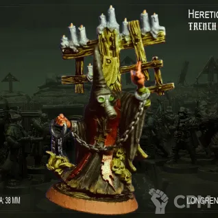 Описание картинки Heretic Priest от Longren по цене 600руб | Свободный Рынок Миниатюр - СРМ