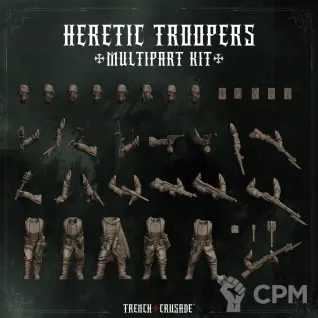Описание картинки Heretic Legion. Еретический Легион. Полный набор/ Покупка отдельными моделями от 0.n1 Studio по цене 2 260руб | Свободный Рынок Миниатюр - СРМ