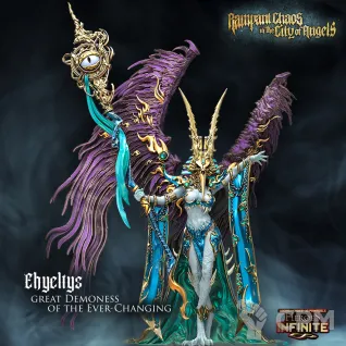 Описание картинки Ehyeltys Great Demoness of the Ever Changing от 3Д-Печка по цене 1 500руб | Свободный Рынок Миниатюр - СРМ