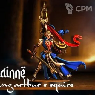 Описание картинки Elainne King Arthurs Squire от 3Д-Печка по цене 250руб | Свободный Рынок Миниатюр - СРМ