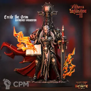 Описание картинки Ervile the Grim Extremist Inquisitor от 3Д-Печка по цене 800руб | Свободный Рынок Миниатюр - СРМ