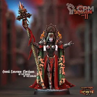 Описание картинки Gloridaan Grand Canoness of the Order of the Chalice от 3Д-Печка по цене 500руб | Свободный Рынок Миниатюр - СРМ