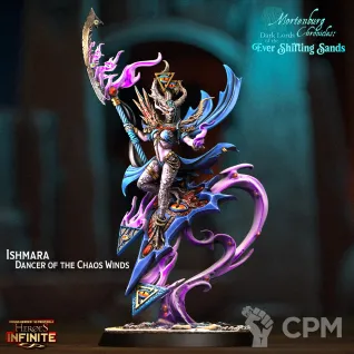 Описание картинки Ishmara Dancer of the Chaos Winds от 3Д-Печка по цене 1 000руб | Свободный Рынок Миниатюр - СРМ