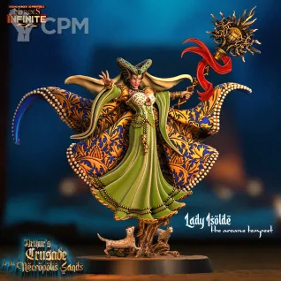 Описание картинки Isolde the Arcane Tempest от 3Д-Печка по цене 250руб | Свободный Рынок Миниатюр - СРМ