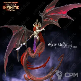 Описание картинки Malferiah_Demon_Form от 3Д-Печка по цене 2 000руб | Свободный Рынок Миниатюр - СРМ