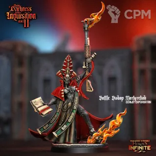 Описание картинки Martyreliah Battle Bishop Zealot Expurgatrix от 3Д-Печка по цене 800руб | Свободный Рынок Миниатюр - СРМ