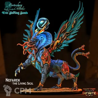 Описание картинки Nefarek the Living Sigil от 3Д-Печка по цене 3 500руб | Свободный Рынок Миниатюр - СРМ