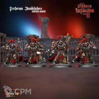 Описание картинки Pretorian Annihilators Sacred Guard от 3Д-Печка по цене 1 000руб | Свободный Рынок Миниатюр - СРМ