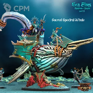 Описание картинки Sacred Spectral Whale от 3Д-Печка по цене 2 599руб | Свободный Рынок Миниатюр - СРМ