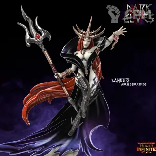 Описание картинки Sankuri_Arch_Sorceress от 3Д-Печка по цене 400руб | Свободный Рынок Миниатюр - СРМ