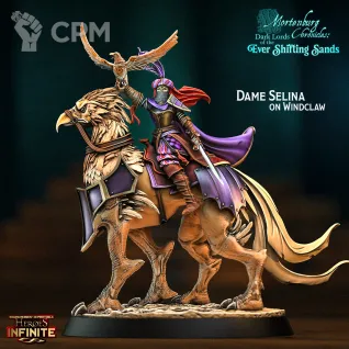 Описание картинки Selina Mounted от 3Д-Печка по цене 700руб | Свободный Рынок Миниатюр - СРМ