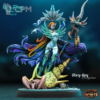 Описание картинки Shey Ray Tide Mistress от 3Д-Печка по цене 450руб | Свободный Рынок Миниатюр - СРМ