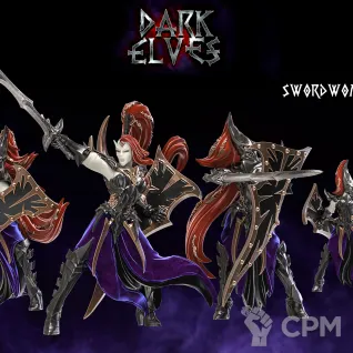 Описание картинки Sword_Women от 3Д-Печка по цене 1 000руб | Свободный Рынок Миниатюр - СРМ