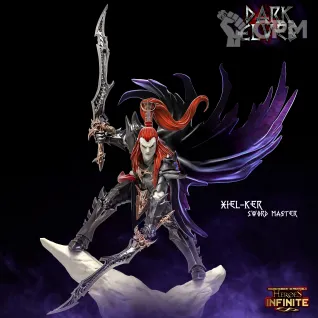 Описание картинки Xiel Ker Sword Master от 3Д-Печка по цене 400руб | Свободный Рынок Миниатюр - СРМ