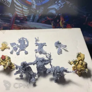 Описание картинки Герои Death Guard от Dorfors по цене 1 000руб | Свободный Рынок Миниатюр - СРМ