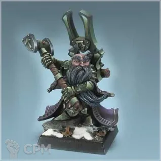 Описание картинки Herryk Aesir, Dwarf Warlord от OldHammer Мастерская по цене 300руб | Свободный Рынок Миниатюр - СРМ