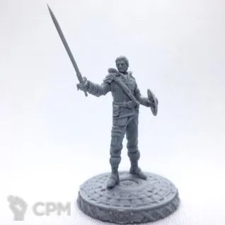Описание картинки Дуэлянт от Fantasy Minis по цене 550руб | Свободный Рынок Миниатюр - СРМ