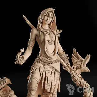 Описание картинки Morrigan Фигурка (Dragon Age) от GAS3TXD  по цене 4 000руб | Свободный Рынок Миниатюр - СРМ