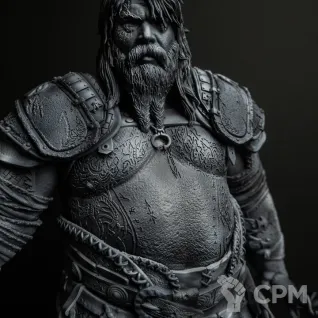 Описание картинки Тор god of war ragnarok от Dark Craft Hobby по цене 20 796руб | Свободный Рынок Миниатюр - СРМ