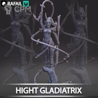 Описание картинки High Gladiatrix от Naggaroth Night по цене 600руб | Свободный Рынок Миниатюр - СРМ