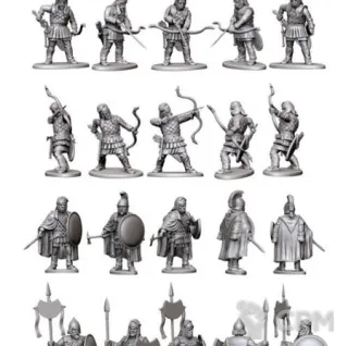 Описание картинки Persian Armoured Archers от Base 28 по цене 2 844руб | Свободный Рынок Миниатюр - СРМ