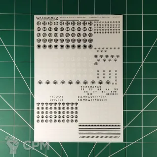 Описание картинки Horus Heresy Mechanicum Constructs Transfer Sheet (Декали) от Vault Boy по цене 598руб | Свободный Рынок Миниатюр - СРМ