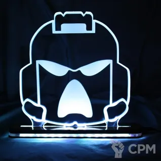 Описание картинки Декоративный светильник SpaceMarine от Строго по-Имперски по цене 3 900руб | Свободный Рынок Миниатюр - СРМ