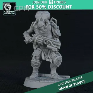 Описание картинки plague guard 2 от 3DPrintClub по цене 110руб | Свободный Рынок Миниатюр - СРМ