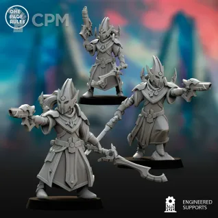 Описание картинки OPR Acolytes/ Warlocks от Лаборатория хаоса по цене 175руб | Свободный Рынок Миниатюр - СРМ