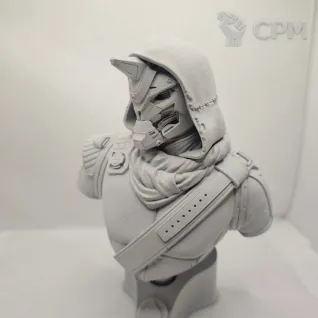 Описание картинки Бюст Cayde-6 от Красный Сквиг по цене 2 500руб | Свободный Рынок Миниатюр - СРМ