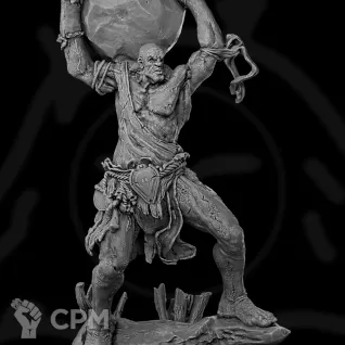 Описание картинки Hill Giant Hurler\Холмовой великан швырятель(154мм) от SmallSnakePit по цене 935руб | Свободный Рынок Миниатюр - СРМ