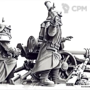 Описание картинки Отряд тяжелой поддержки Крига(auto cannon) от 3D Wargaming по цене 425руб | Свободный Рынок Миниатюр - СРМ