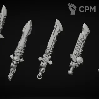 Описание картинки оружие тип Obsidian (правая рука) от LDBits по цене 569руб | Свободный Рынок Миниатюр - СРМ