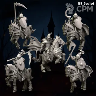 Описание картинки Chaos Knights от Naggaroth Night по цене 600руб | Свободный Рынок Миниатюр - СРМ