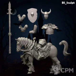 Описание картинки Chaos Knights от Naggaroth Night по цене 600руб | Свободный Рынок Миниатюр - СРМ