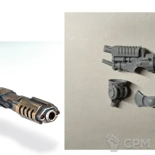 Описание картинки Legio Custodes Iliastus Accelerator Culverin от Brushsinger по цене 260руб | Свободный Рынок Миниатюр - СРМ