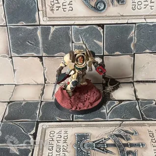 Описание картинки Deathwing Captain in terminator armour от OMG_SL по цене 990руб | Свободный Рынок Миниатюр - СРМ