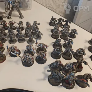 Описание картинки Армия Grey Knights от TrTinf по цене 60 000руб | Свободный Рынок Миниатюр - СРМ