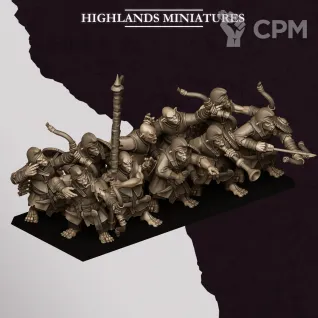Описание картинки Hobgoblin Archers от Manufactorum76 по цене 1 200руб | Свободный Рынок Миниатюр - СРМ