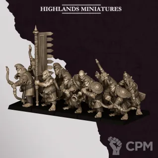 Описание картинки Hobgoblin Archers от Manufactorum76 по цене 1 200руб | Свободный Рынок Миниатюр - СРМ