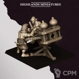 Описание картинки Hobgoblin Ballista от Manufactorum76 по цене 400руб | Свободный Рынок Миниатюр - СРМ