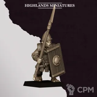 Описание картинки Hobgoblin Spearmen от Manufactorum76 по цене 900руб | Свободный Рынок Миниатюр - СРМ