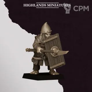 Описание картинки Hobgoblin Spearmen от Manufactorum76 по цене 900руб | Свободный Рынок Миниатюр - СРМ