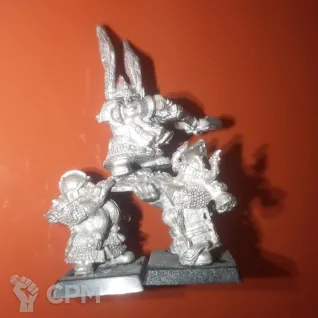 Описание картинки Dwarf Lords with Shieldbearers от Amelio по цене 5 500руб | Свободный Рынок Миниатюр - СРМ