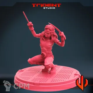 Описание картинки HONEY BADGER для скирмиш Marvel Crisis Protocol. от 3Д печать миниатюр по цене 225руб | Свободный Рынок Миниатюр - СРМ